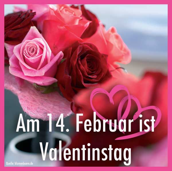 Valentinstag bei Blumen Prelisauer - am 14. Februar 2016